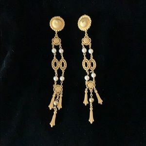 Awesome Givenchy Shoulder Duster Earrings